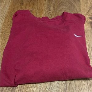 Nike Maroon Crewneck Top